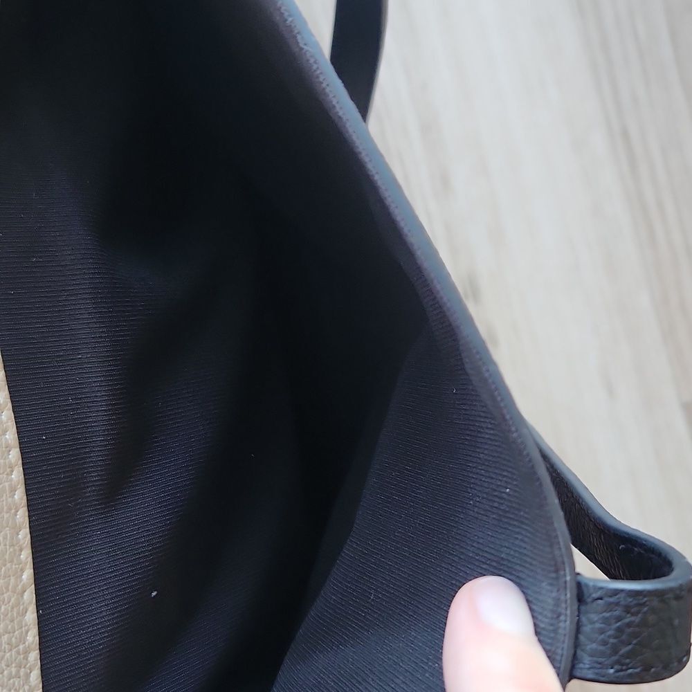Furla Black and Beige Leather Tote Bag - Picture 4 of 7